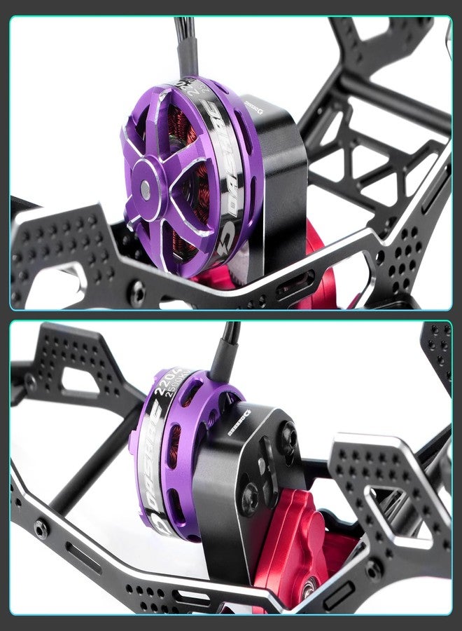 DashRC 2204 2500KV Brushless Outrunner Motor with 40A ESC & Mount Upgrade Kit for Axial SCX24 1/24 RC Crawlers - Image 5